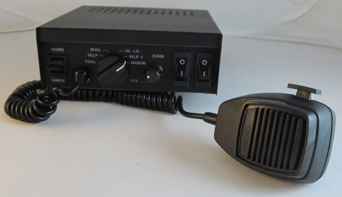 Sirena electronica auto CJB114 12V-100W cu comenzi pentru rampa de semnalizare luminoasa 2